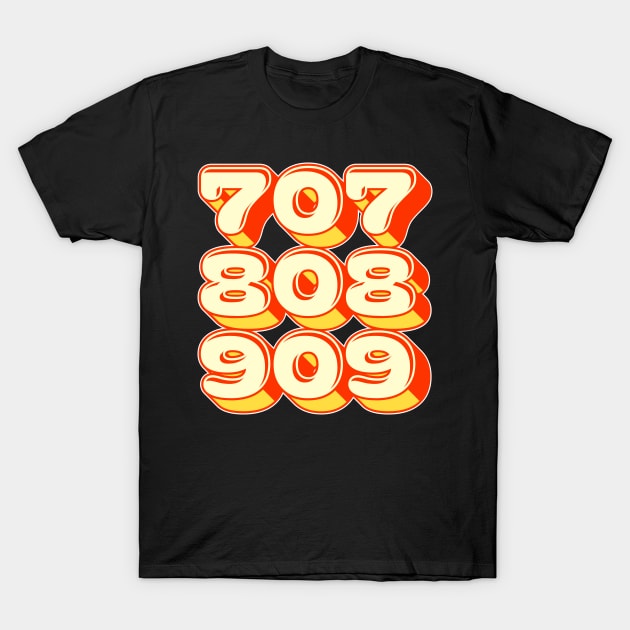 707 808 909 T-Shirt by DankFutura